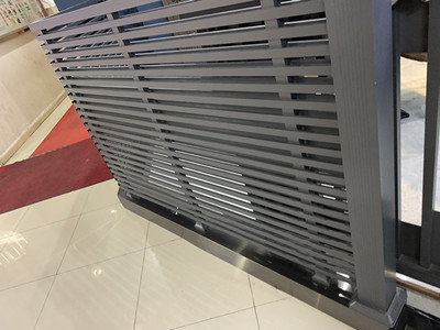 户外铝格栅百叶窗 现代建筑的艺术与功能融合